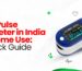 a banner titled Best Pulse Oximeter in India for Home Use: A Quick Guide